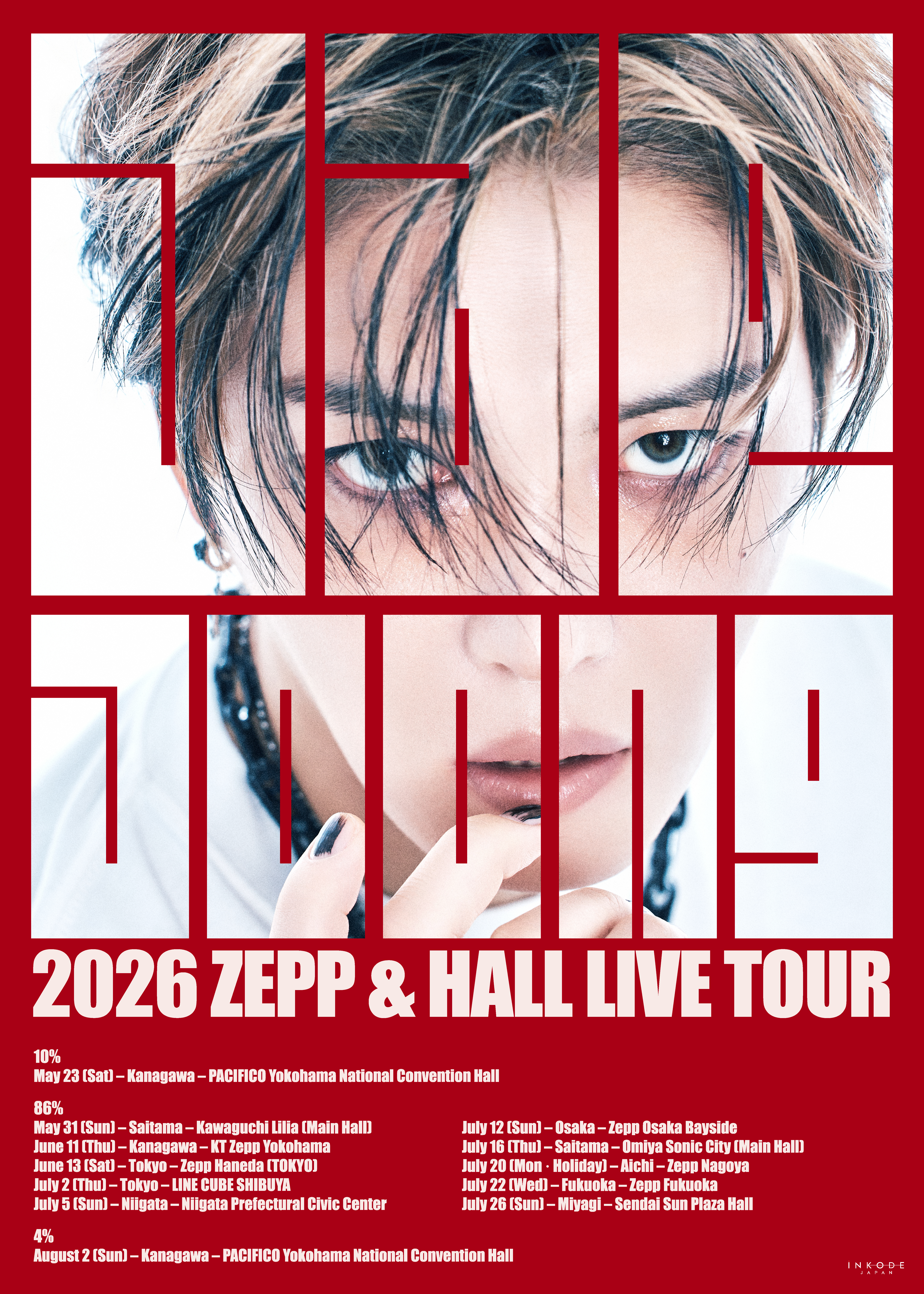 2026 JAEJOONG ZEPP & HALL LIVE TOUR – 86% –